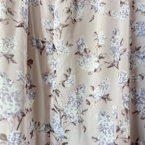 Arula Purple Floral Tiered Maxi Dress Size X‎ - Picture 7 of 8